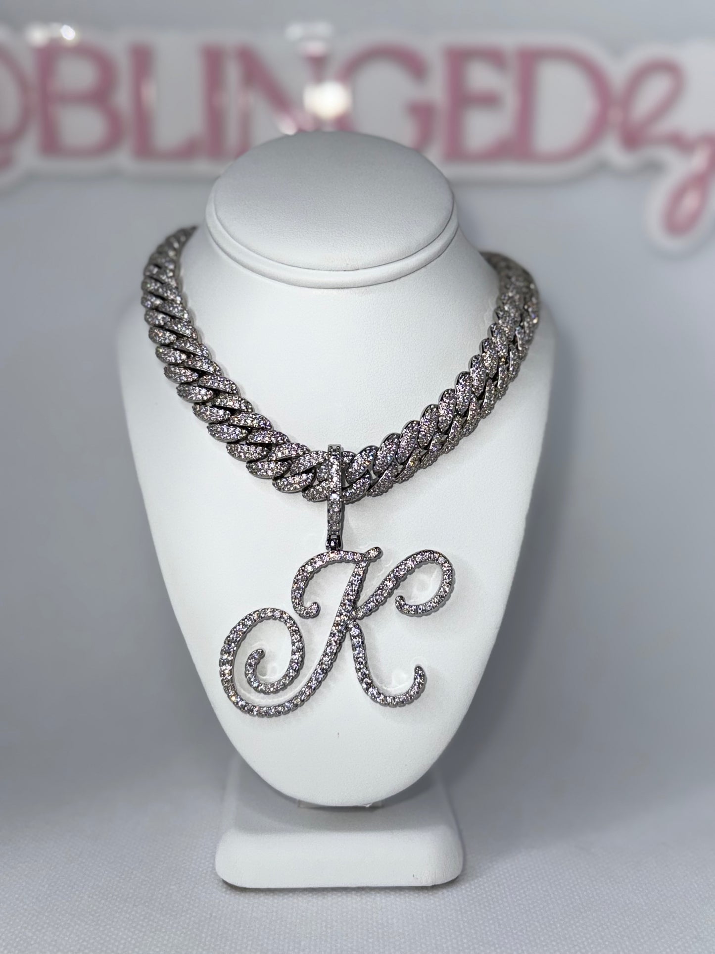 Bling Initial Cuban