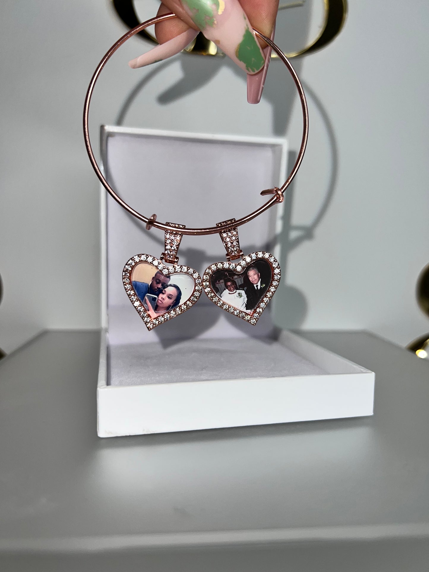 Iced Picture Bling Bangles