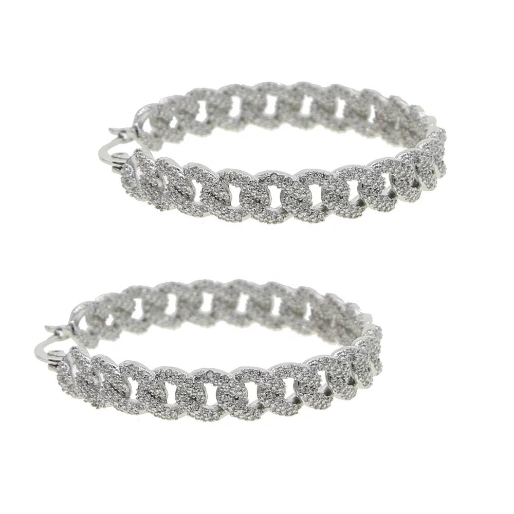Bling Cuban Hoops