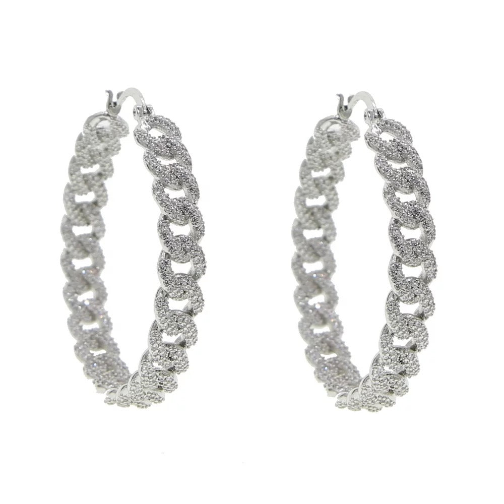 Bling Cuban Hoops