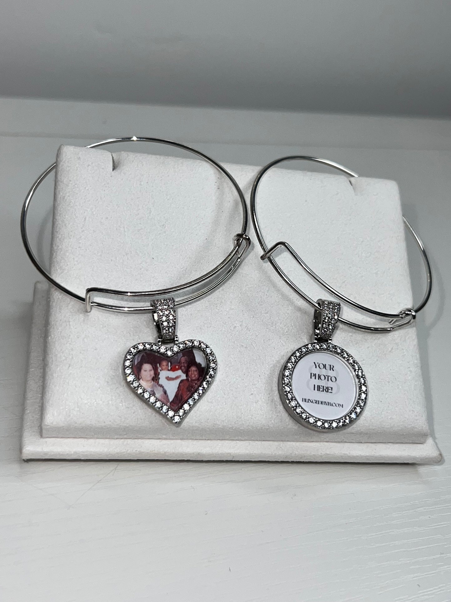 Iced Picture Bling Bangles